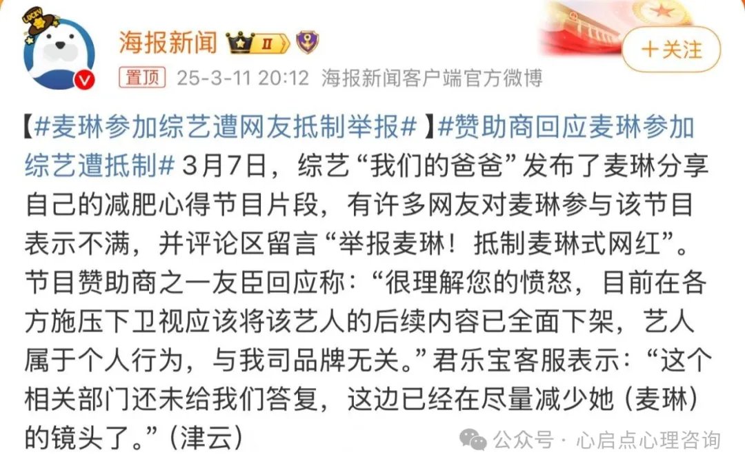 从麦琳再遭抵制风波看《再见爱人4》的双面镜